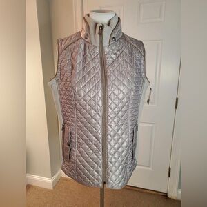 Johnston & Murphy Metallic Quilted Vest